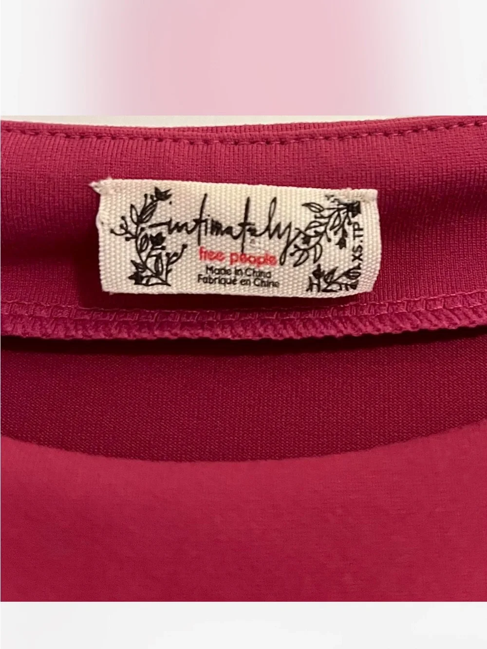 Free People No Excuses Long Sleeve in Sangria